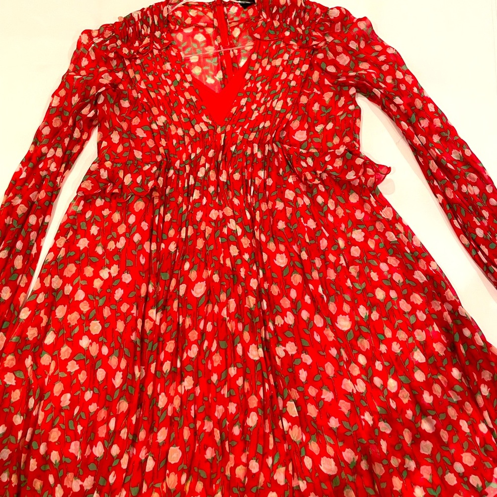 The Kooples red cocktail mini dress